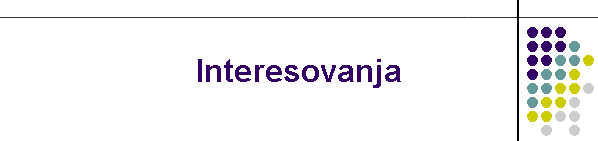 Interesovanja